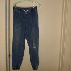 Love Revival Pull On Denim Joggers Sz L